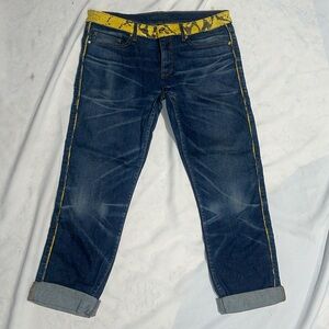 New Juicy Couture relaxed Straight embellished crop Cropped Jeans 27